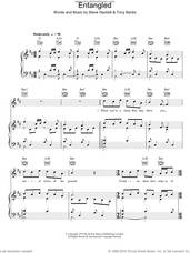 Cover icon of Entangled sheet music for voice, piano or guitar by Genesis, Steve Hackett and Tony Banks, intermediate skill level