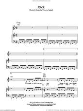 Cover icon of Click sheet music for voice, piano or guitar by Little Boots and Victoria Hesketh, intermediate skill level