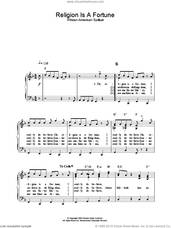 Cover icon of Religion Is A Fortune sheet music for piano solo, easy skill level