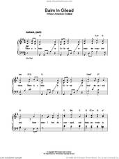 Cover icon of Balm In Gilead sheet music for piano solo, easy skill level