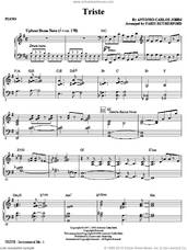 Cover icon of Triste (complete set of parts) sheet music for orchestra/band (Rhythm) by Antonio Carlos Jobim and Paris Rutherford, intermediate skill level