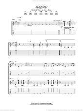 Cover icon of Jeepster sheet music for guitar (tablature) by T Rex, intermediate skill level