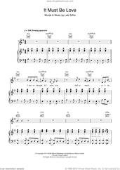 Cover icon of It Must Be Love sheet music for voice, piano or guitar by Madness and Labi Siffre, intermediate skill level