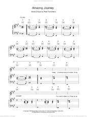 Cover icon of Amazing Journey sheet music for voice, piano or guitar by The Who, intermediate skill level