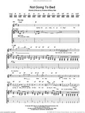 Cover icon of Not Going To Bed sheet music for guitar (tablature) by Andrew W.K. and Andrew Wilkes-Krier, intermediate skill level