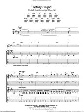 Cover icon of Totally Stupid sheet music for guitar (tablature) by Andrew W.K. and Andrew Wilkes-Krier, intermediate skill level