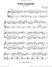 Cover icon of Petite Tarantelle, Op. 46, No. 7 sheet music for piano solo (elementary) by Stephen Heller, Charmaine Siagian and Sonya Schumann, classical score, beginner piano (elementary)