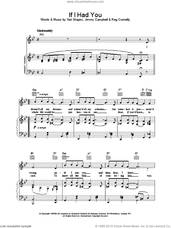 Cover icon of If I Had You sheet music for voice, piano or guitar by Frank Sinatra, intermediate skill level