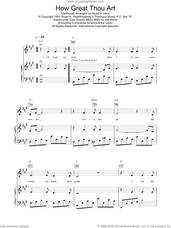 Cover icon of How Great Thou Art sheet music for voice, piano or guitar by Daniel O'Donnell, intermediate skill level
