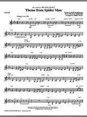 Cover icon of Theme from Spider Man sheet music for orchestra/band (guitar) by Paul Francis Webster, Bob Harris, Kirby Shaw and Michael Buble, intermediate skill level