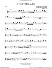 Cover icon of O Come To The Altar sheet music for flute solo by Elevation Worship, Chris Brown, Mack Brock, Steven Furtick and Wade Joye, intermediate skill level