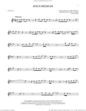Cover icon of Jesus Messiah sheet music for alto saxophone solo by Chris Tomlin, Daniel Carson, Ed Cash and Jesse Reeves, intermediate skill level