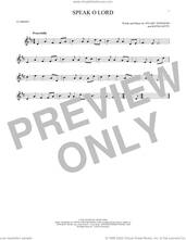 Cover icon of Speak O Lord sheet music for clarinet solo by Keith & Kristyn Getty, Keith Getty and Stuart Townend, intermediate skill level