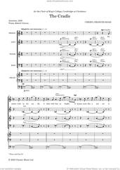 Cover icon of The Cradle sheet music for choir (SATB: soprano, alto, tenor, bass) by Cheryl Frances-Hoad, Anon and Robert Graves, classical score, intermediate skill level