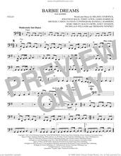Cover icon of Barbie Dreams (from Barbie) (feat. Kaliii) sheet music for cello solo by FIFTY FIFTY, James Harris, Janet Jackson, Jonathan Bach, Kaliya Ross, Marc Sibley, Melissa Storwick, Michael Caren, Mike Caren, Nathan Cunningham, Nicholaus Williams, Randall Hammers, Terry Lewis and Tremaine Winfrey, intermediate skill level