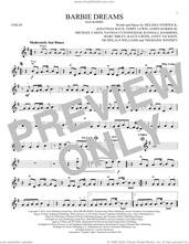 Cover icon of Barbie Dreams (from Barbie) (feat. Kaliii) sheet music for violin solo by FIFTY FIFTY, James Harris, Janet Jackson, Jonathan Bach, Kaliya Ross, Marc Sibley, Melissa Storwick, Michael Caren, Mike Caren, Nathan Cunningham, Nicholaus Williams, Randall Hammers, Terry Lewis and Tremaine Winfrey, intermediate skill level