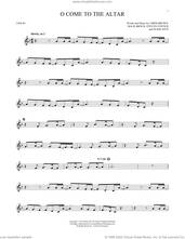 Cover icon of O Come To The Altar sheet music for violin solo by Elevation Worship, Chris Brown, Mack Brock, Steven Furtick and Wade Joye, intermediate skill level