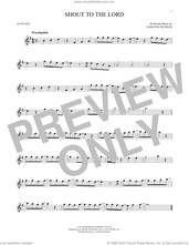 Cover icon of Shout To The Lord sheet music for alto saxophone solo by Hillsong Worship and Darlene Zschech, intermediate skill level