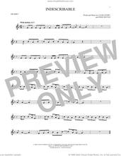Cover icon of Indescribable sheet music for trumpet solo by Chris Tomlin, Avalon, Jesse Reeves and Laura Story, intermediate skill level