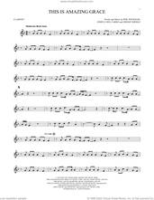 Cover icon of This Is Amazing Grace sheet music for clarinet solo by Phil Wickham, Jeremy Riddle and Joshua Neil Farro, intermediate skill level