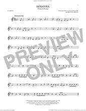 Cover icon of Hosanna (Praise Is Rising) sheet music for clarinet solo by Paul Baloche and Brenton Brown, intermediate skill level