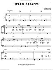 Cover icon of Hear Our Praises sheet music for piano solo by Reuben Morgan, easy skill level