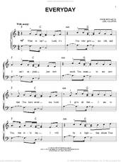 Cover icon of Everyday sheet music for piano solo by Phillips, Craig & Dean, Hillsong United and Joel Houston, easy skill level