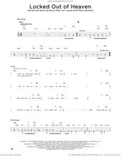 Cover icon of Locked Out Of Heaven sheet music for bass solo by Bruno Mars, Ari Levine and Philip Lawrence, intermediate skill level