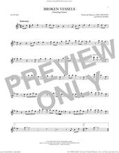 Cover icon of Broken Vessels (Amazing Grace) sheet music for alto saxophone solo by Hillsong Worship, Joel Houston and Jonas Myrin, intermediate skill level