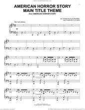 Cover icon of American Horror Story (Main Title Theme) sheet music for piano solo by Cesar Davila-Irizarry and Charles Clouser, intermediate skill level