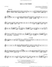 Cover icon of See A Victory sheet music for alto saxophone solo by Elevation Worship, Ben Fielding, Chris Brown, Jason Ingram and Steven Furtick, intermediate skill level