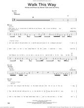 Cover icon of Walk This Way sheet music for bass solo by Aerosmith, Run D.M.C., Joe Perry and Steven Tyler, intermediate skill level