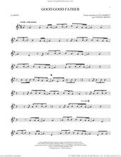 Cover icon of Good Good Father sheet music for clarinet solo by Chris Tomlin, Anthony Brown and Pat Barrett, intermediate skill level
