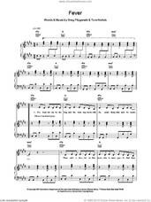Cover icon of Fever sheet music for voice, piano or guitar by Kylie Minogue, Greg Fitzgerald and Tom Nichols, intermediate skill level