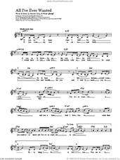Cover icon of All I've Ever Wanted sheet music for voice and other instruments (fake book) by Mariah Carey, intermediate skill level