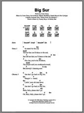Cover icon of Big Sur sheet music for guitar (chords) by The Thrills, Ben Carrigan, Conor Deasy, Daniel Ryan, Kevin Horan and Padraic McMahon, intermediate skill level