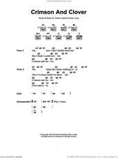 Cover icon of Crimson And Clover sheet music for guitar (chords) by Joan Jett, Peter Lucia and Tommy James, intermediate skill level