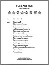 Cover icon of F*** And Run sheet music for guitar (chords) by Liz Phair, intermediate skill level