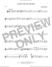 Cover icon of I Give You My Heart sheet music for flute solo by Hillsong Worship and Reuben Morgan, intermediate skill level