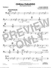 Cover icon of Cinema Paradiso (arr. Mark Taylor) sheet music for jazz band (trombone 4) by Ennio Morricone, Mark Taylor and Andrea Morricone, intermediate skill level