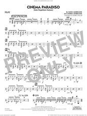 Cover icon of Cinema Paradiso (arr. Mark Taylor) sheet music for jazz band (drums) by Ennio Morricone, Mark Taylor and Andrea Morricone, intermediate skill level