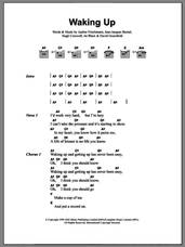 Cover icon of Waking Up sheet music for guitar (chords) by Elastica, David Greenfield, Hugh Cornwell, Jean-Jacques Burnel, Jet Black and Justine Frischmann, intermediate skill level
