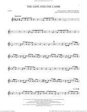 Cover icon of The Lion And The Lamb sheet music for violin solo by Big Daddy Weave, Brenton Brown, Brian Johnson and Leeland Mooring, intermediate skill level