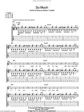 Cover icon of So Much sheet music for guitar (tablature) by Newton Faulkner, intermediate skill level