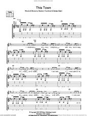 Cover icon of This Town sheet music for guitar (tablature) by Newton Faulkner and Denise Adam, intermediate skill level
