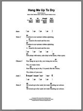 Cover icon of Hang Me Up To Dry sheet music for guitar (chords) by Cold War Kids, Jonathan Russell, Matthew Aveiro, Matthew Maust and Nathan Willett, intermediate skill level