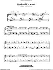 Cover icon of Bye Bye Mon Amour sheet music for piano solo by Ludovico Einaudi, classical score, intermediate skill level