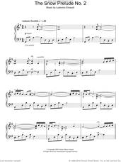 Cover icon of The Snow Prelude No. 2 sheet music for piano solo by Ludovico Einaudi, classical score, intermediate skill level