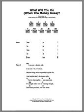 Cover icon of What Will You Do (When The Money Goes) sheet music for guitar (chords) by Milburn, Joseph Carnall, Joseph Green, Louis Carnall and Thomas Rowley, intermediate skill level