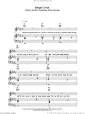 Cover icon of Never Ever sheet music for voice, piano or guitar by All Saints, intermediate skill level